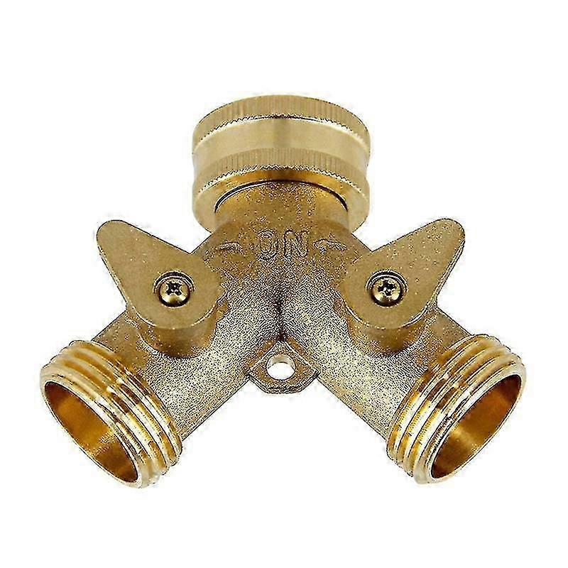 Hose Splitter Brass Tap Y Valve Hose Connector
