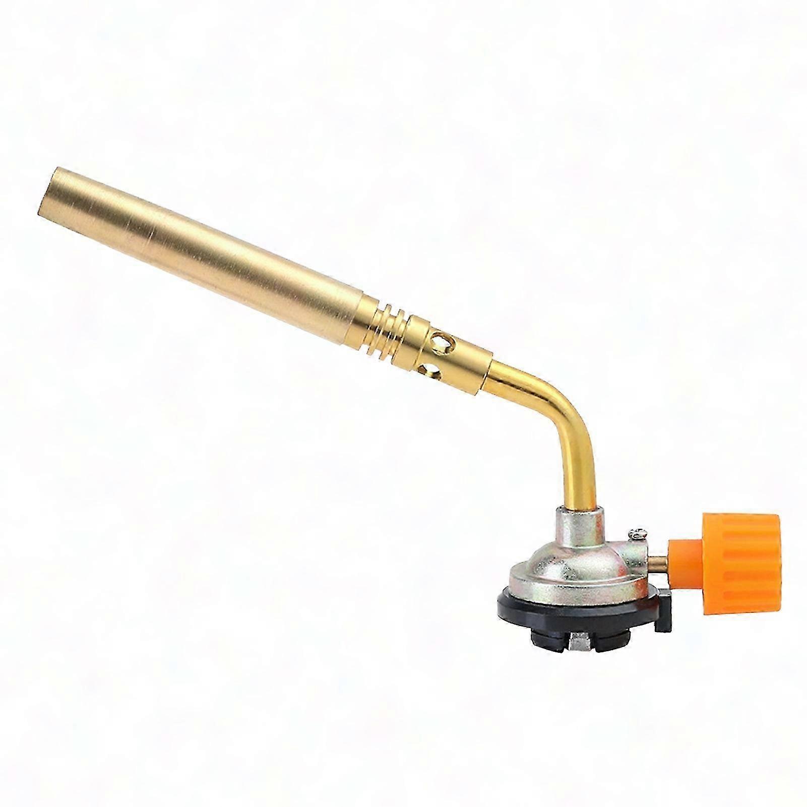Butane Gas Torch Brass Nozzle Flamethrower Head for Baking Soldering Sprayer JIKAIX