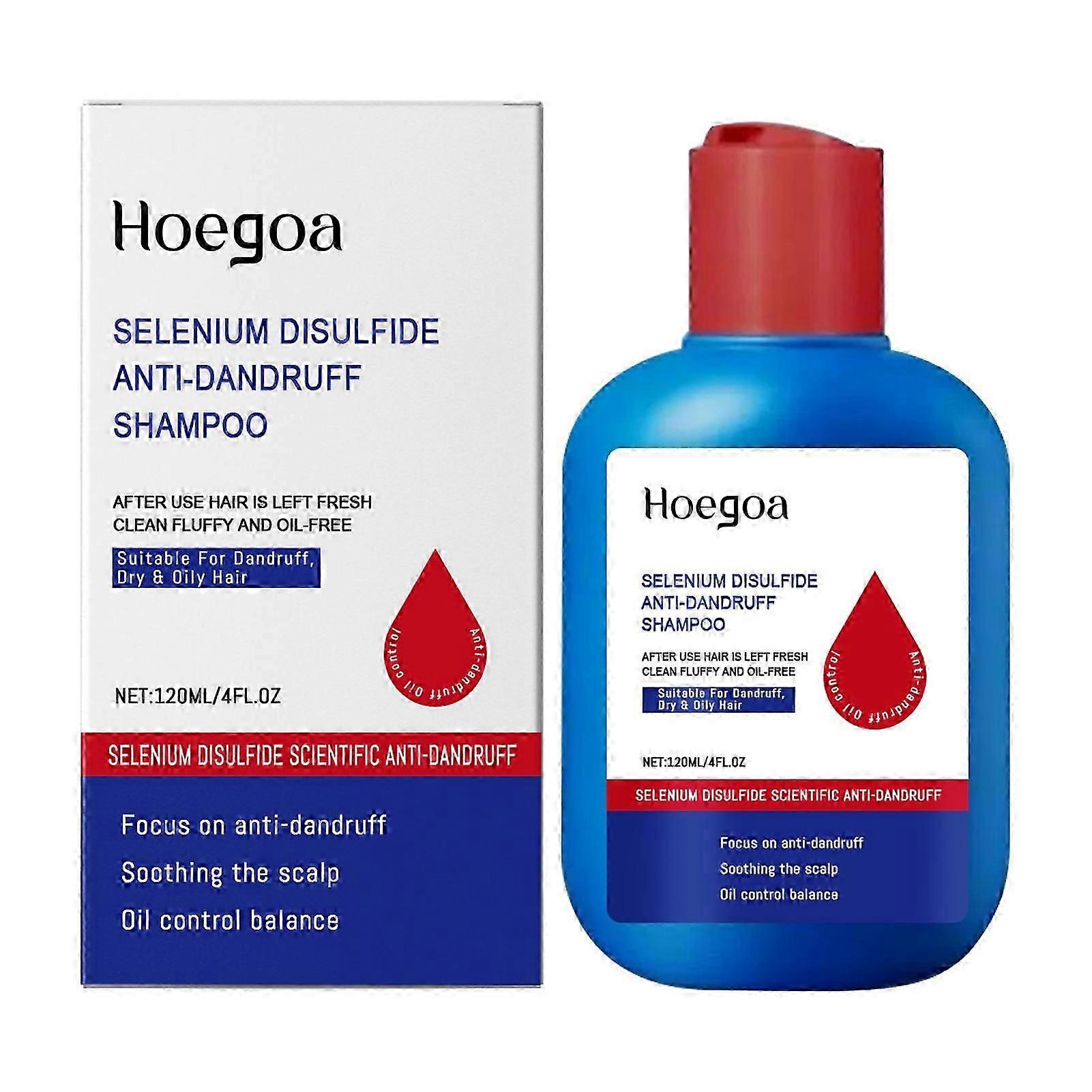 Seleniums Disulfide Shampoo Helps Control Oil Deep Moisture Refreshing Dandruff Control Hair Wash for Men Women