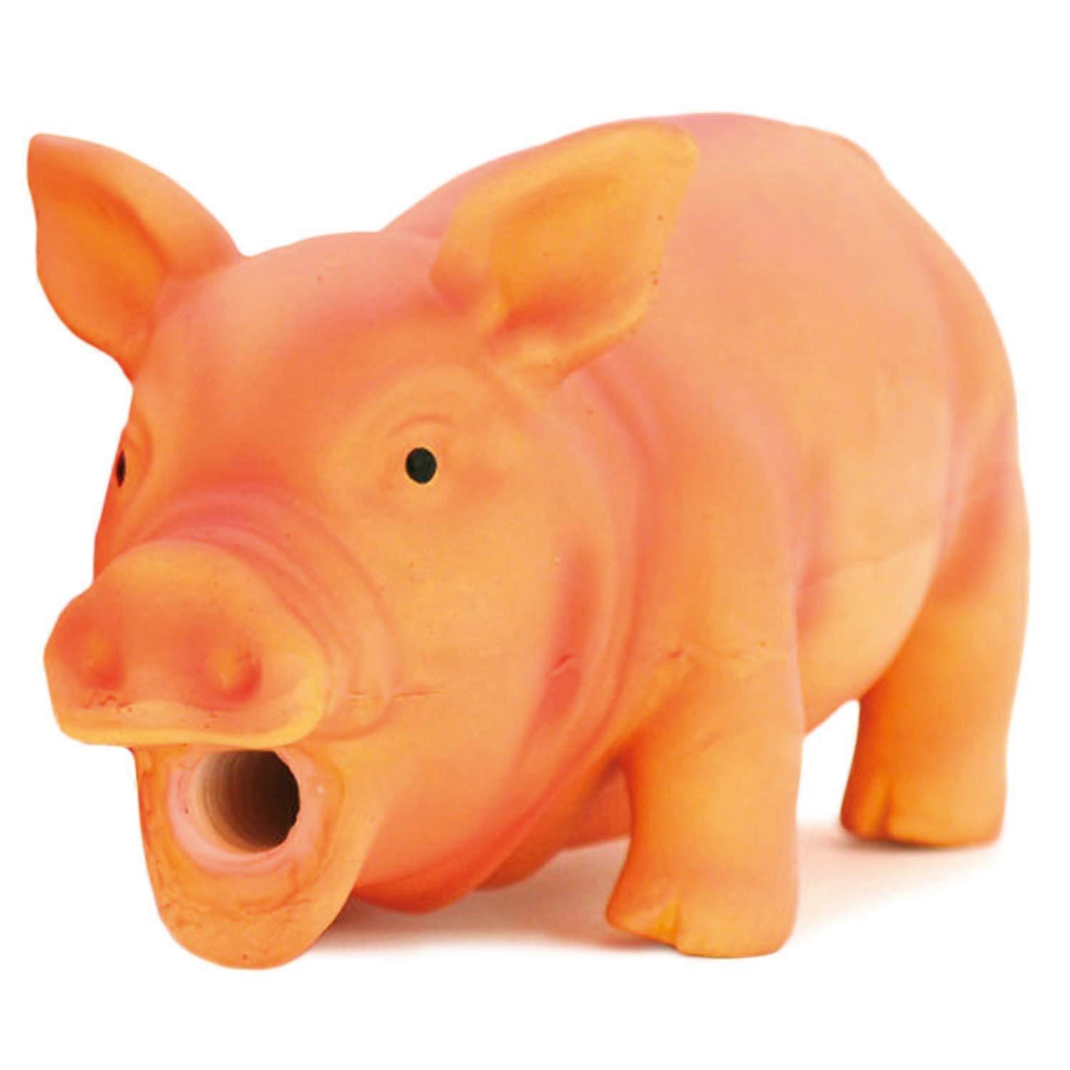 Natural Latex Pig Dog Toy 15 cm