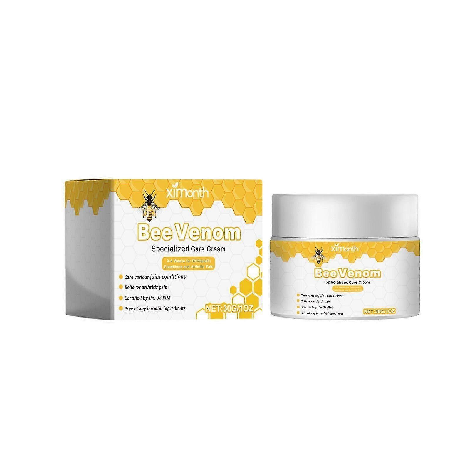 Bee Venom Specialized Care Spray/Cream, 3-6 Weeks for Orthopedic Conditions and Arthritis Pain Relieves Arthritis Pain Bee Venom Cream