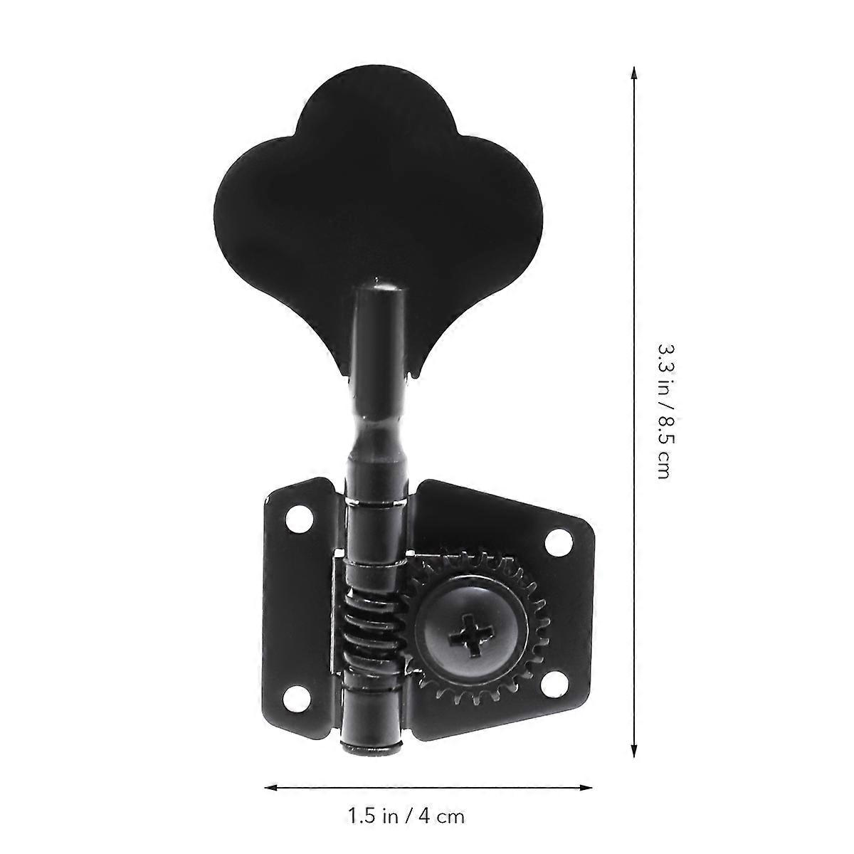 Bass Tuning Pegs String Button Tuning Pegs Right Tuners for 4 Strings Electric Bass Guitar Music Practice 8.70x4.20x1.40cm 1Pack