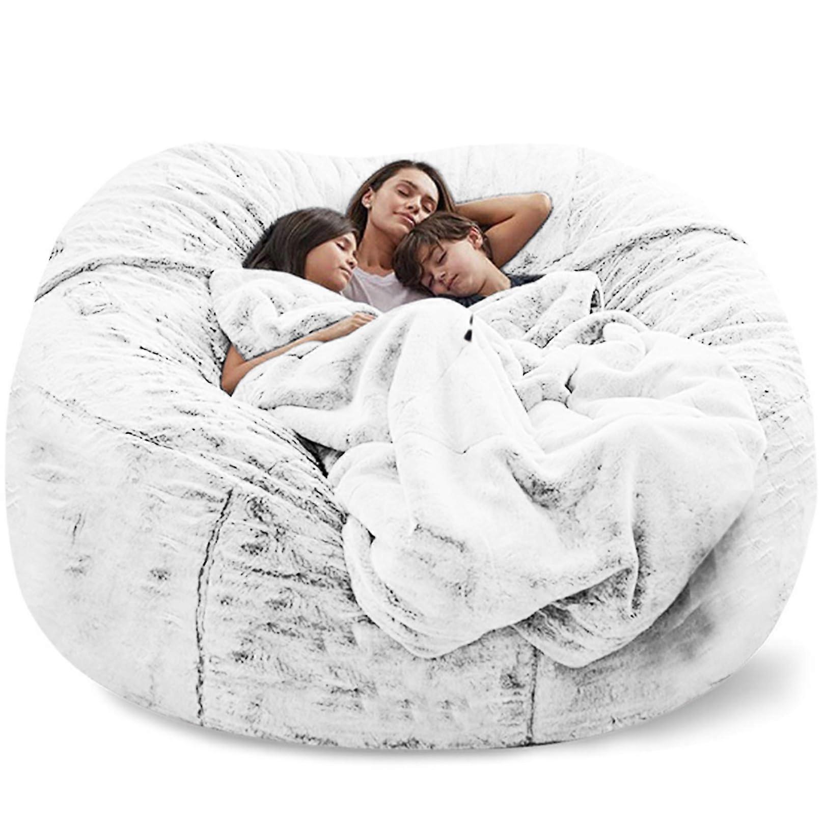Bean Bag Cover Velvet Stretchable Washable Without Filling 150x75cm Ref: 9751