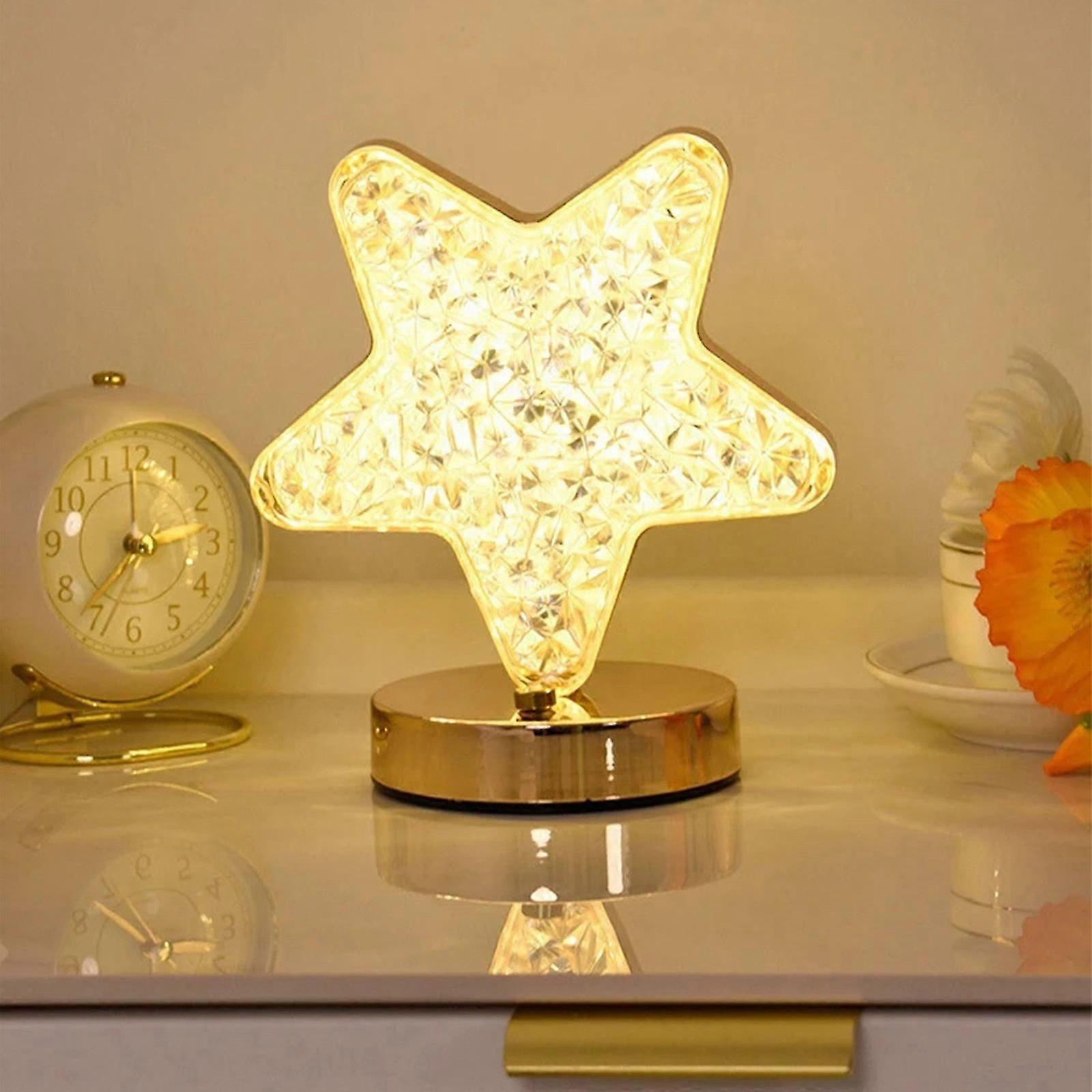 Luz noturna romântica da lua com 3 modos de cores Luz noturna recarregável de toque regulável, LED ao lado da lâmpada para quarto