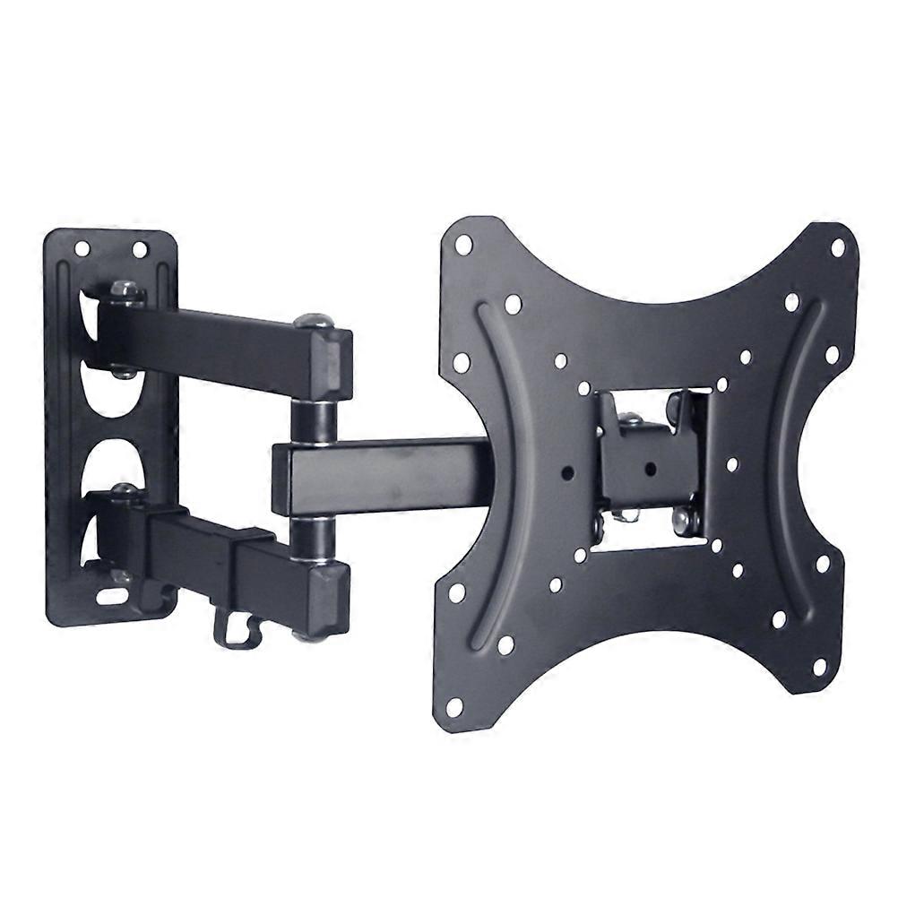 Universal LCD Bracket 10-32 Inches LCD TV Holder Rack Universal Flat Panel TV Black Wall Mounting 1Set