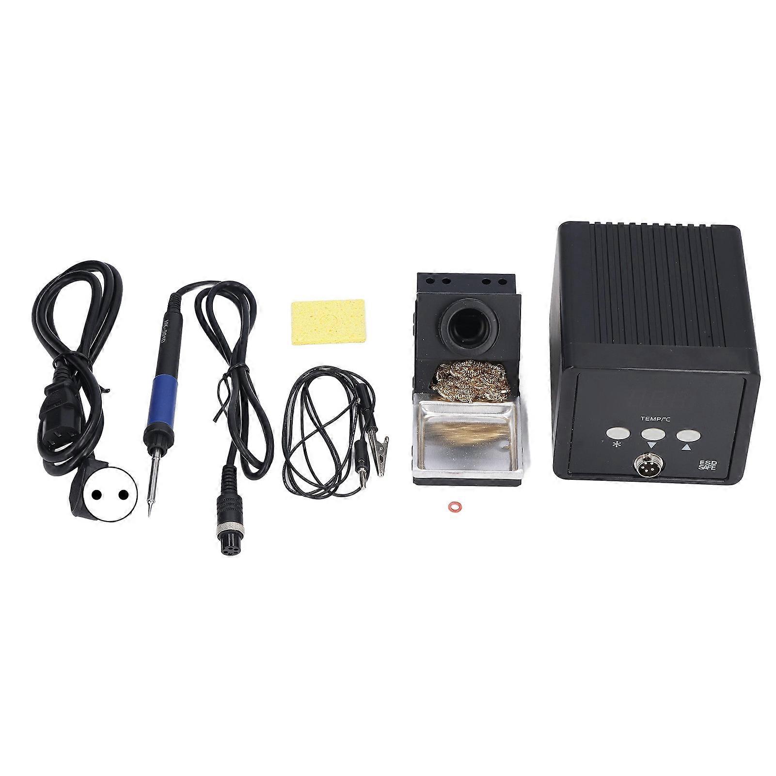 Solder Station LED Digital Display Hot Air Rework Station Soldering Iron 90W 150℃~480℃ HK901D
