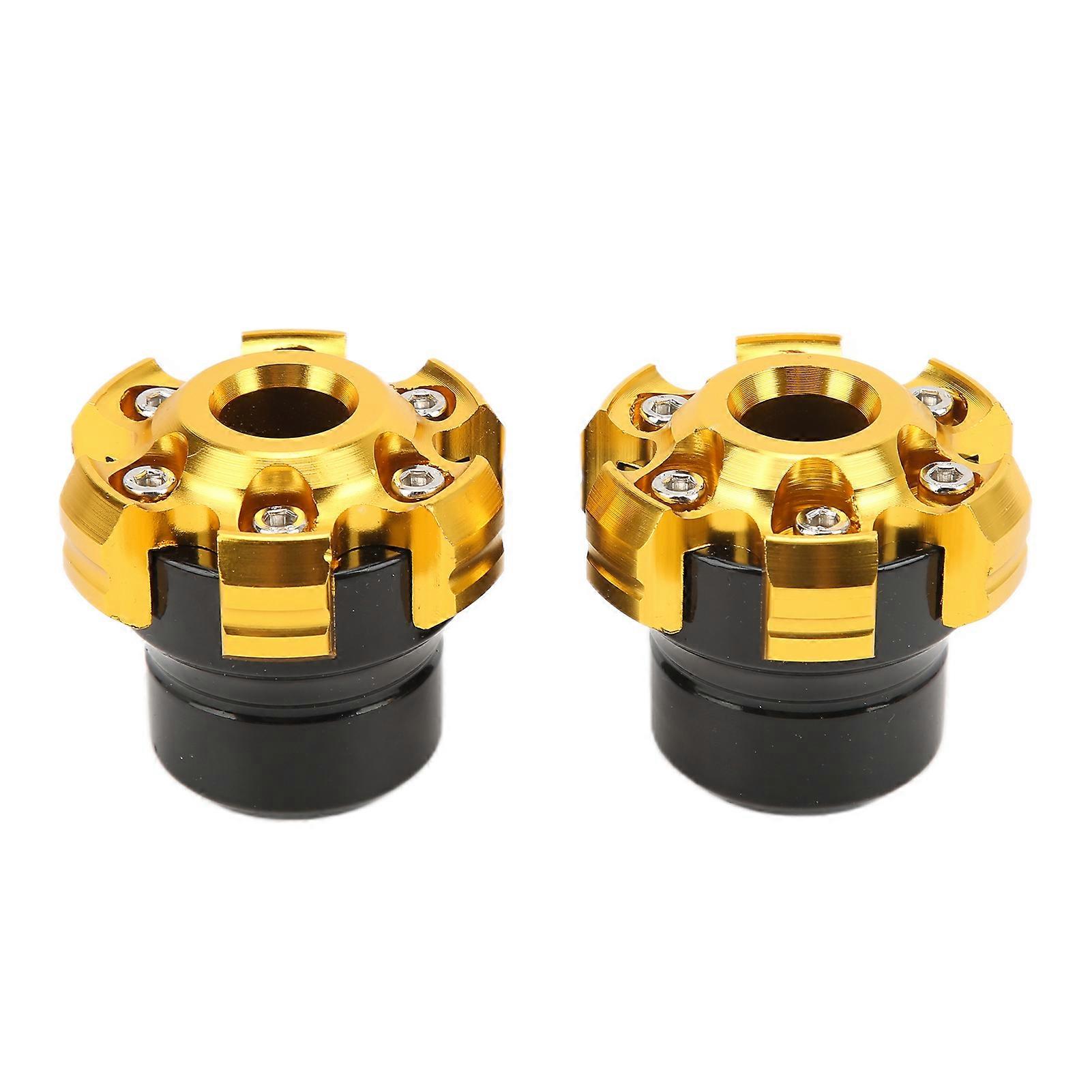 2pcs Wheel Fork Axle Slider Crash Falling Protection CNC Aluminum Alloy Universal for Motorcycle