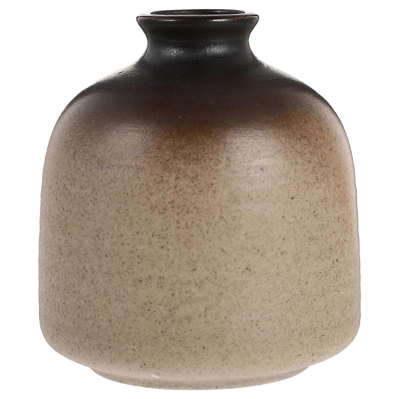 1Pc Mini Vase Decor Plant Pot Ceramic Craft Container Simple Style Vase