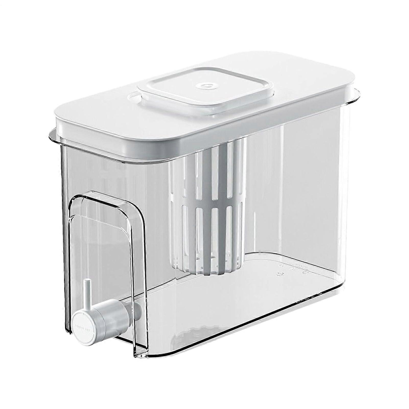 Drinks Dispenser for Fridge with Removable Lid and Tap