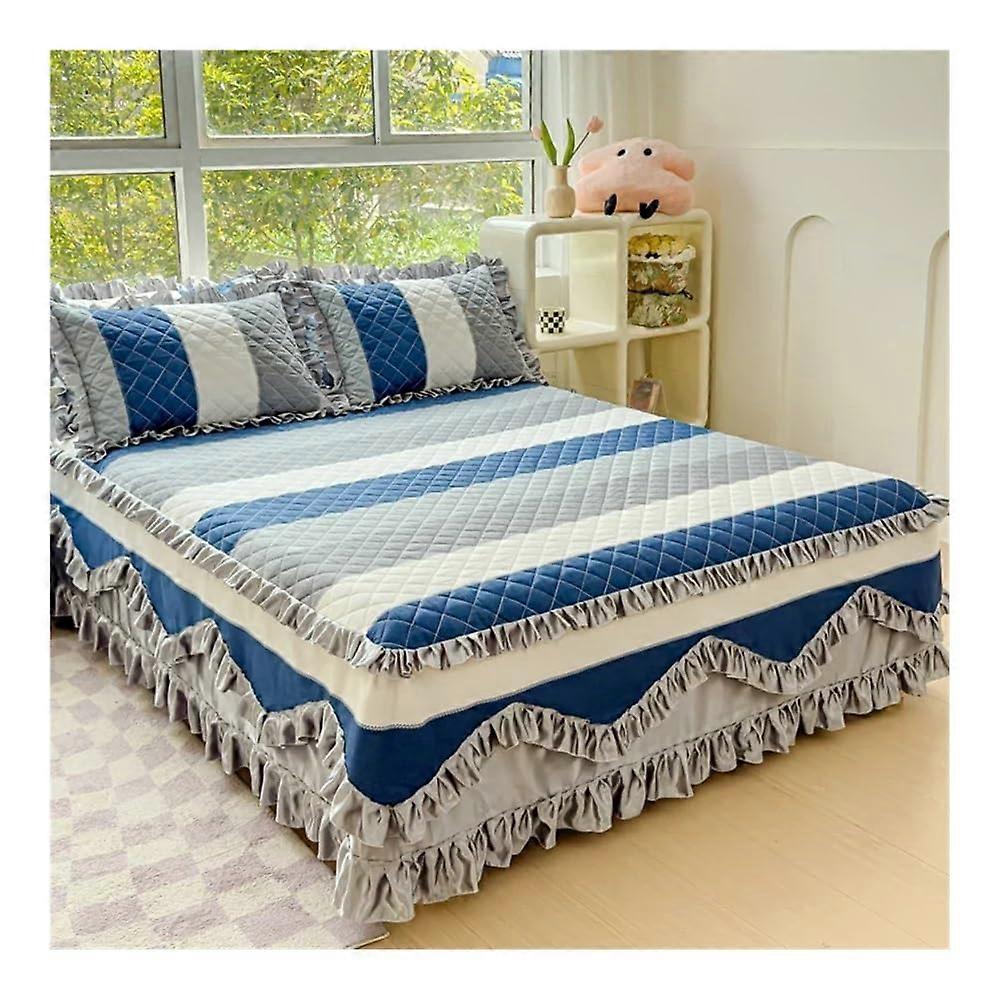 quilted bedspread, King Size, princess lace, pure cotton (180x200cm)