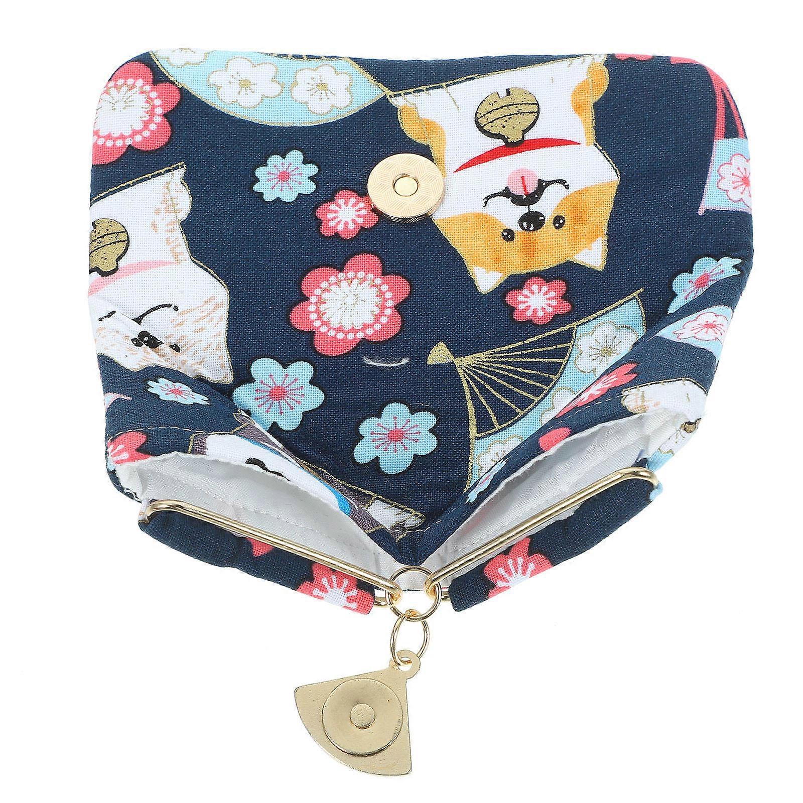 Cotton Wallet with Alloy Material and Magnetic Buckle for Valentine's Day 1Set