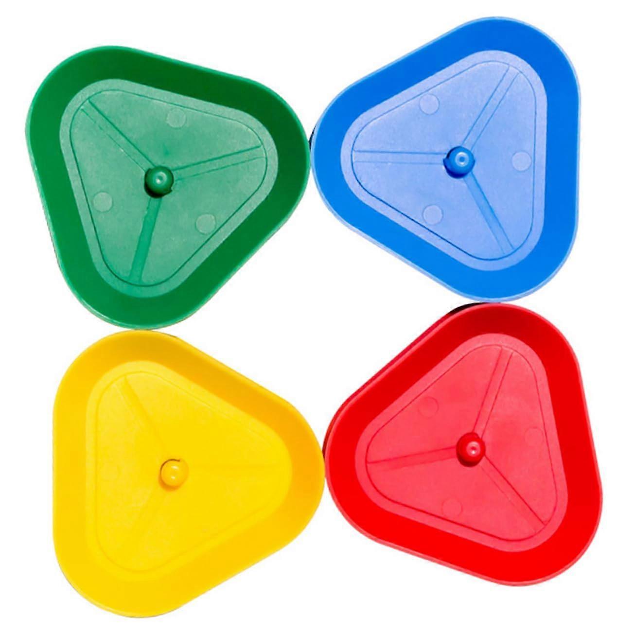 4piece triangular card holder from card stand for board games for adults, stable and practical for home and on the go.