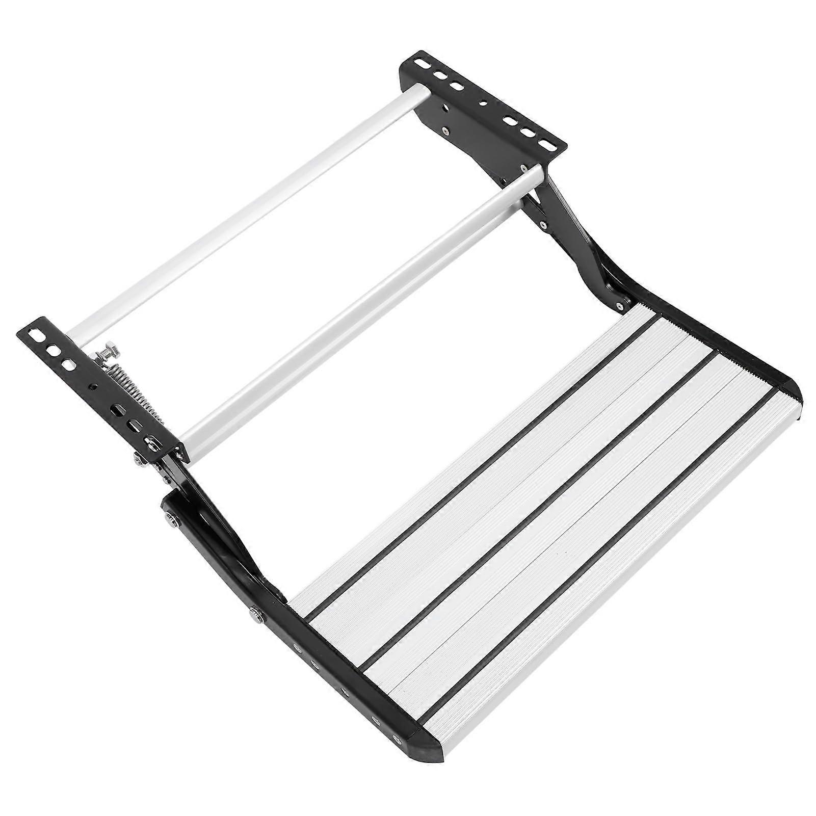 Motorhome, RV Step, Aluminium Folding Step Ladder, Wide NonSlip Surface, Load Capacity up to 200 kg