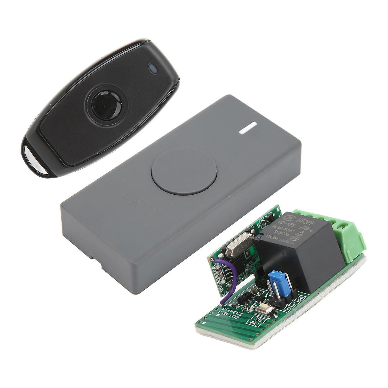 Wireless Access Control System with Door Exit Button Controller Remote Control DC 12V for Entrance 