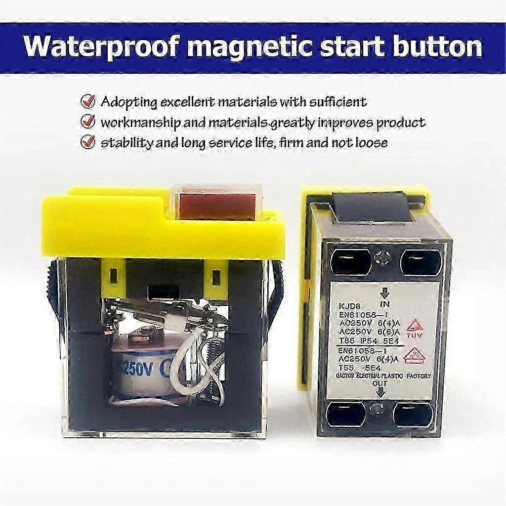 5E4 250V 6A Universal Safety Switch: Electromagnetic Waterproof, Power-off-proof Instrument Switch