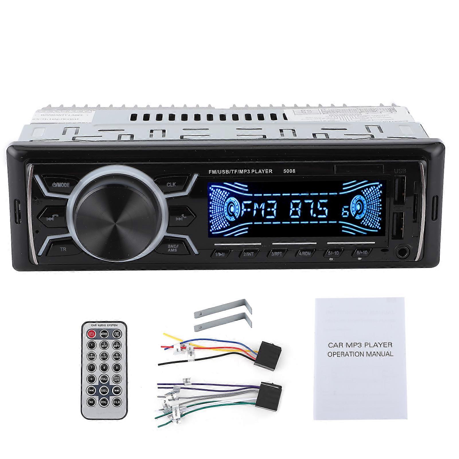 Bluetooth Car Audio Player with Remote Control for 12V Vehicles