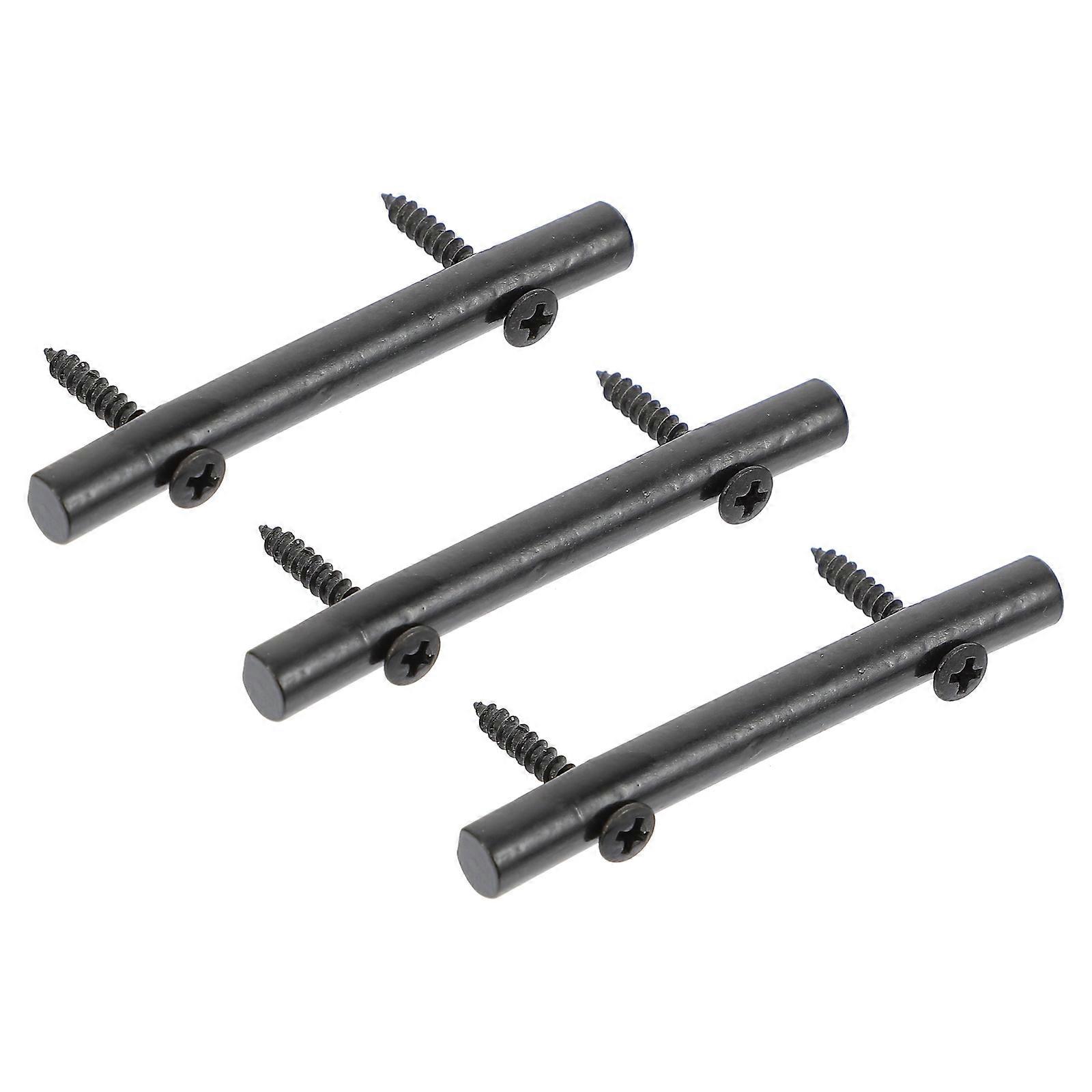 Akustisk gitarr Tillbehörssats Tryck Ackord Stavar Gitarr Strängpressning Svart 3Sets