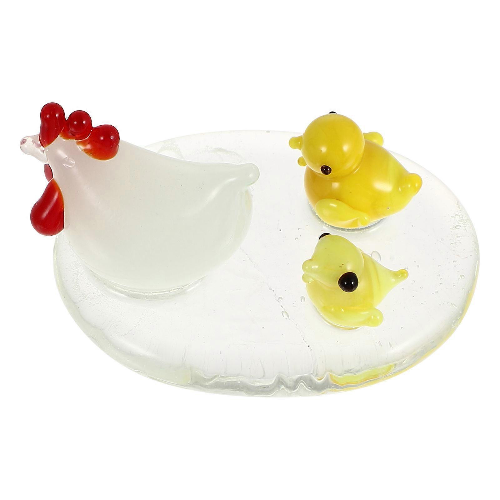 Chicken Decor for Desktop Crafts and Accessories 4.5 Inches