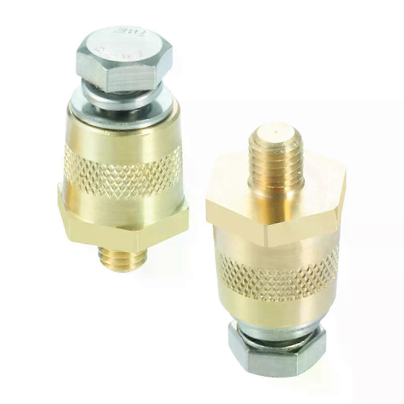 2Pcs Battery Terminal Connectors Battery Post Terminals 3/8 M6 M8 16 Top or Side Thread Terminal Charging Posts Extender Adaptor