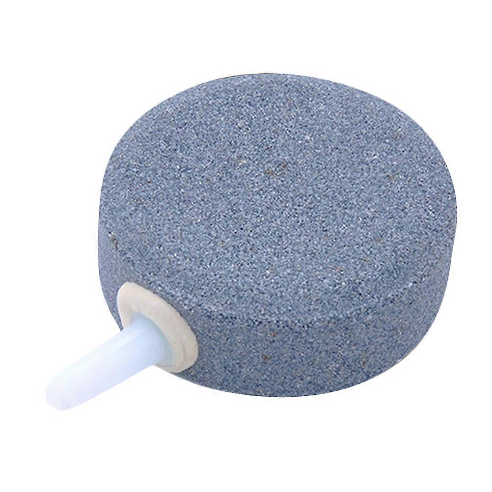 Tank Air Stone for Aquarium Use Oxygen Diffusion Round Shape 4cm Dark Blue Sand Material 1Set