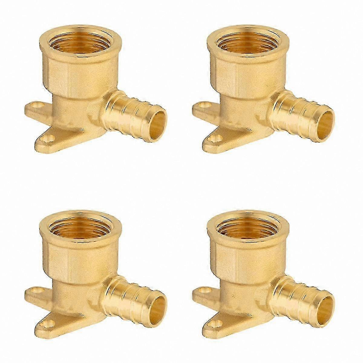 4-Pack 1/2 Inch PEX Elbow Adapter, PEX-B F1807 to 1/2 Inch Female NPT Connector