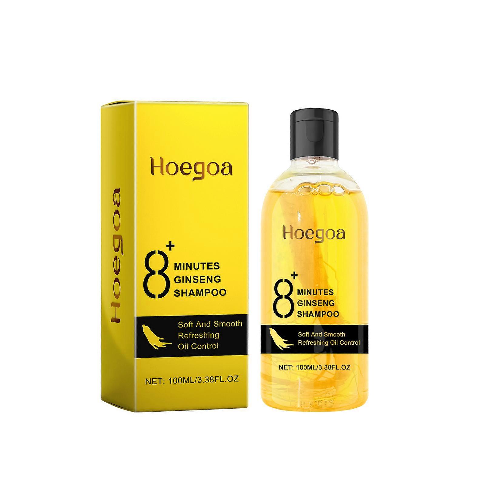 2pcs Shampoo, Ginseng Extract, Deep Clean, Oil Control