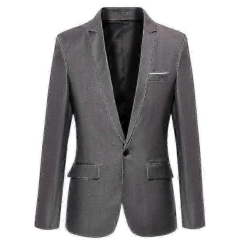 Slim fit blazer for men - formal single breasted office jacket