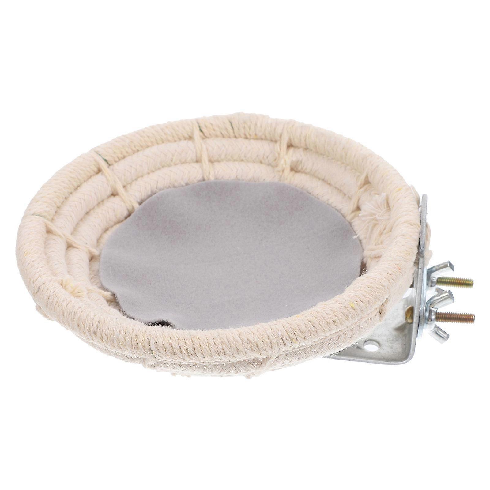 Pet Bird Accessories Handmade Hanging Bird Nest for Bird Owners Resting Place Round Style 1Pcs