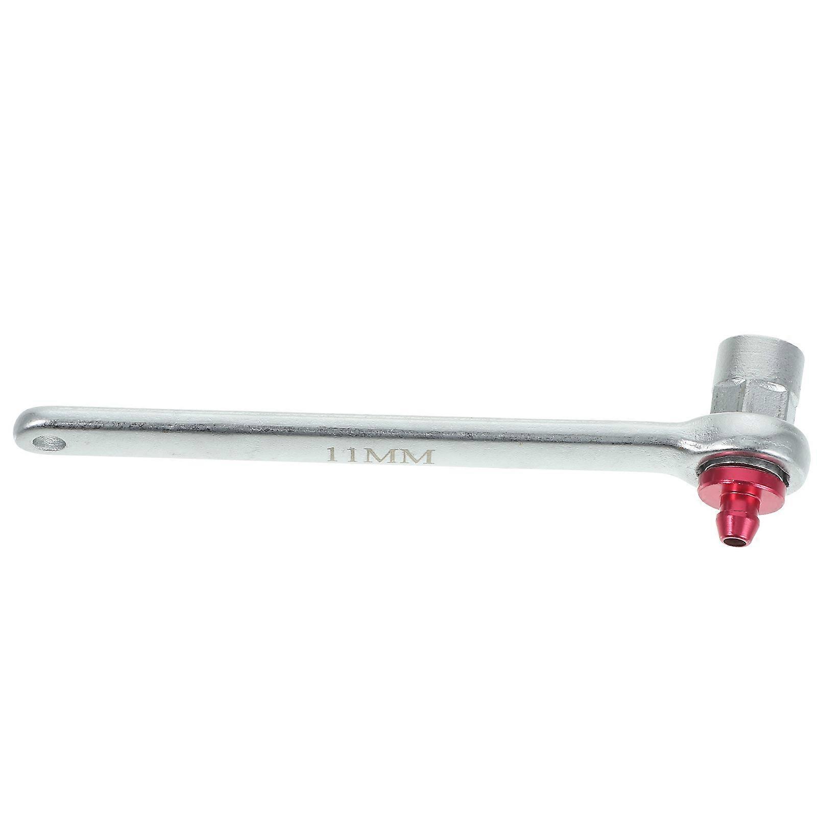 Brake Bleeder Wrench with 11mm Aperture for Car Made of Durable Metal Silver Color Ideal for Flare Nut Tasks Saves Time and Money