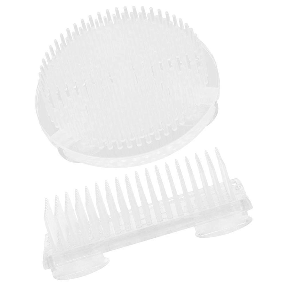 Clear Plastic Flower Arrangers with Long Pins for Firm Holding Suitable for All Vase Styles 2pcs