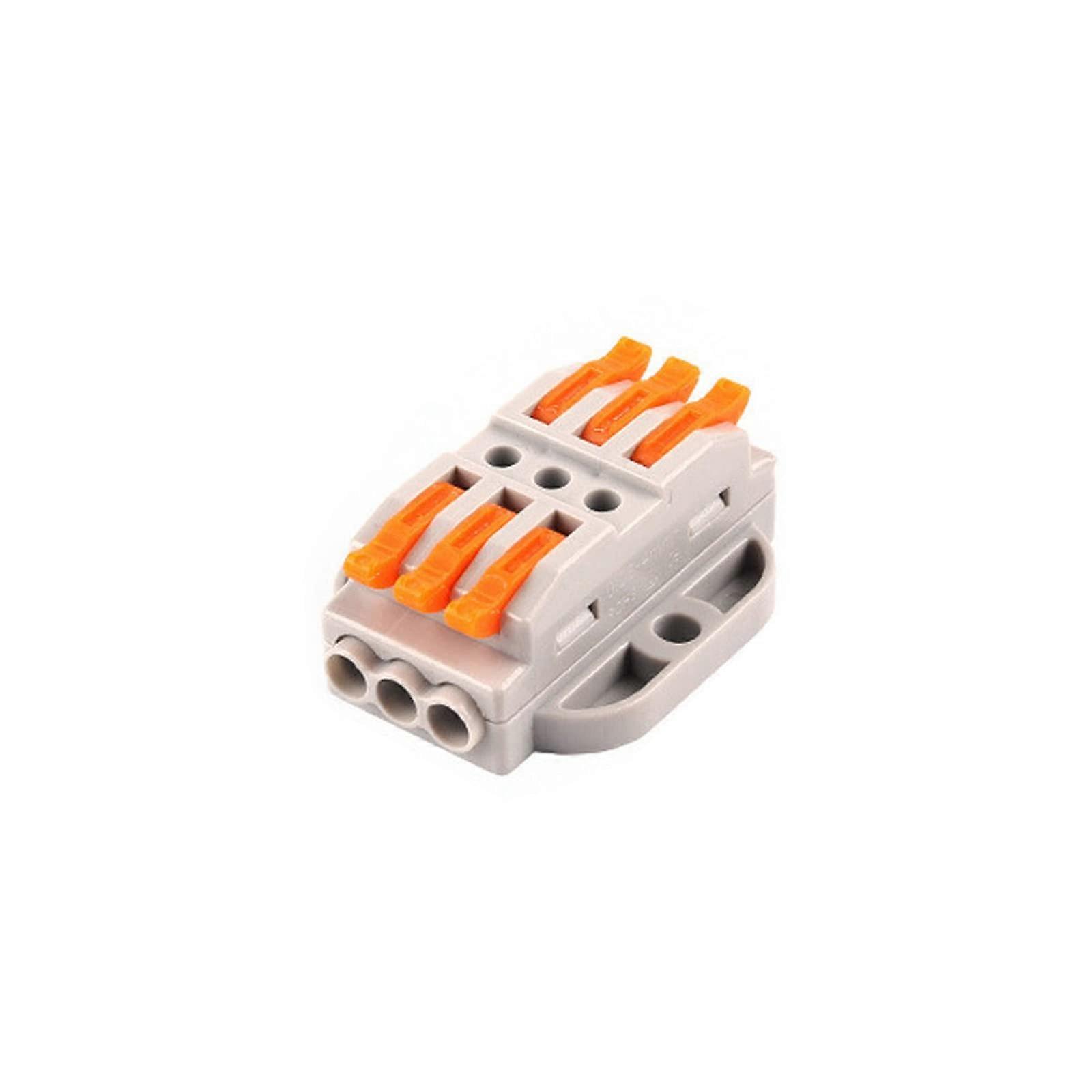 2/3/4/5/6/8/10/12 Pin Wire Butt Connector Compact Connection Terminal 0.084mm Quick Insulated Terminal Block Type 223
