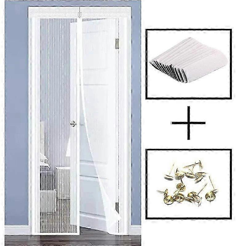 Magnetic Mosquito Net Door Screen – Automatic Closing Mesh Curtains for Summer Bug Protection in Living Room & Bedroom