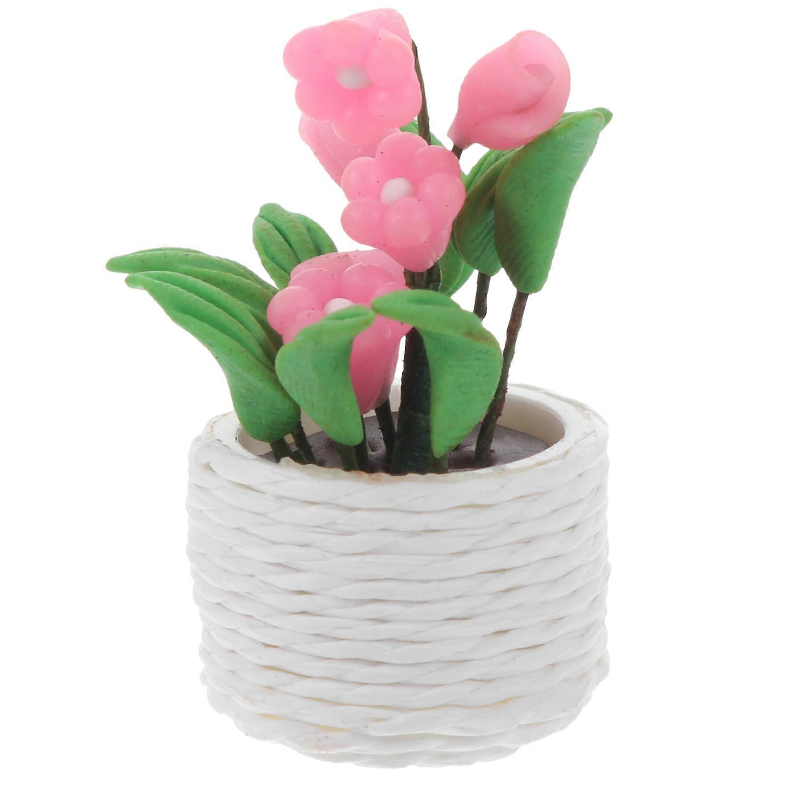 Tiny Realistic Succulent Plant for Dollhouse Mini Garden & Fairy House Decorations