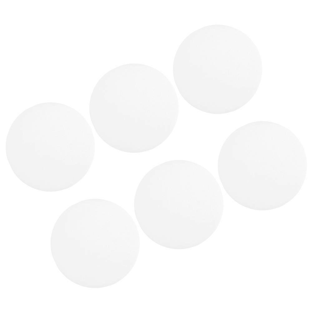 White Round Drum Light Diffuser Pack of 6 for DIY Ceiling Spotlights – Soft Lighting Shield Easy Install Lampshade Covers for Warm Ambient Room Decor