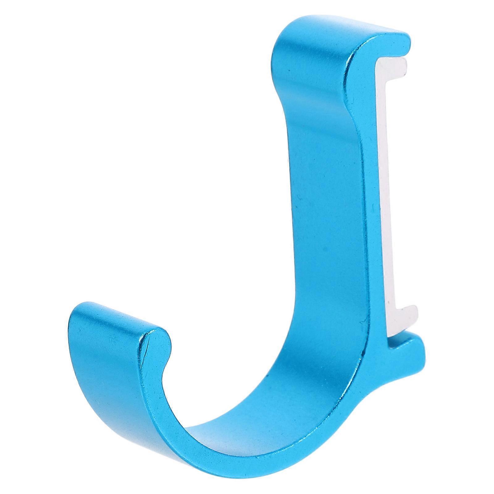 Blue Dolphin Shaped Space Aluminum Hook for Home Use Rust Resistant 4.7 Inches
