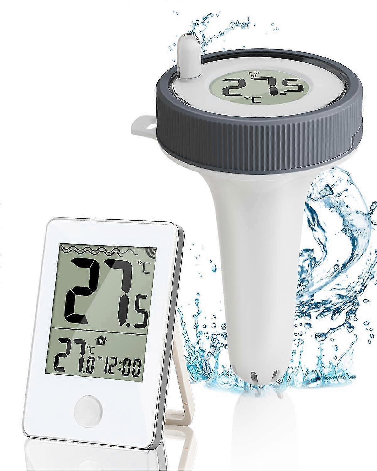 2025 Digital Pool Thermometer Wireless Floating Easy Read IP67