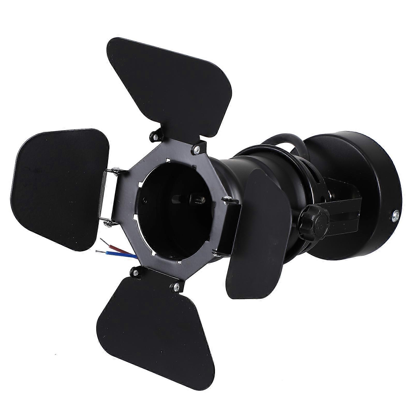 Black Retro Style LED Indoor Ceiling Light Iron Material Multipurpose Spotlight 1pc