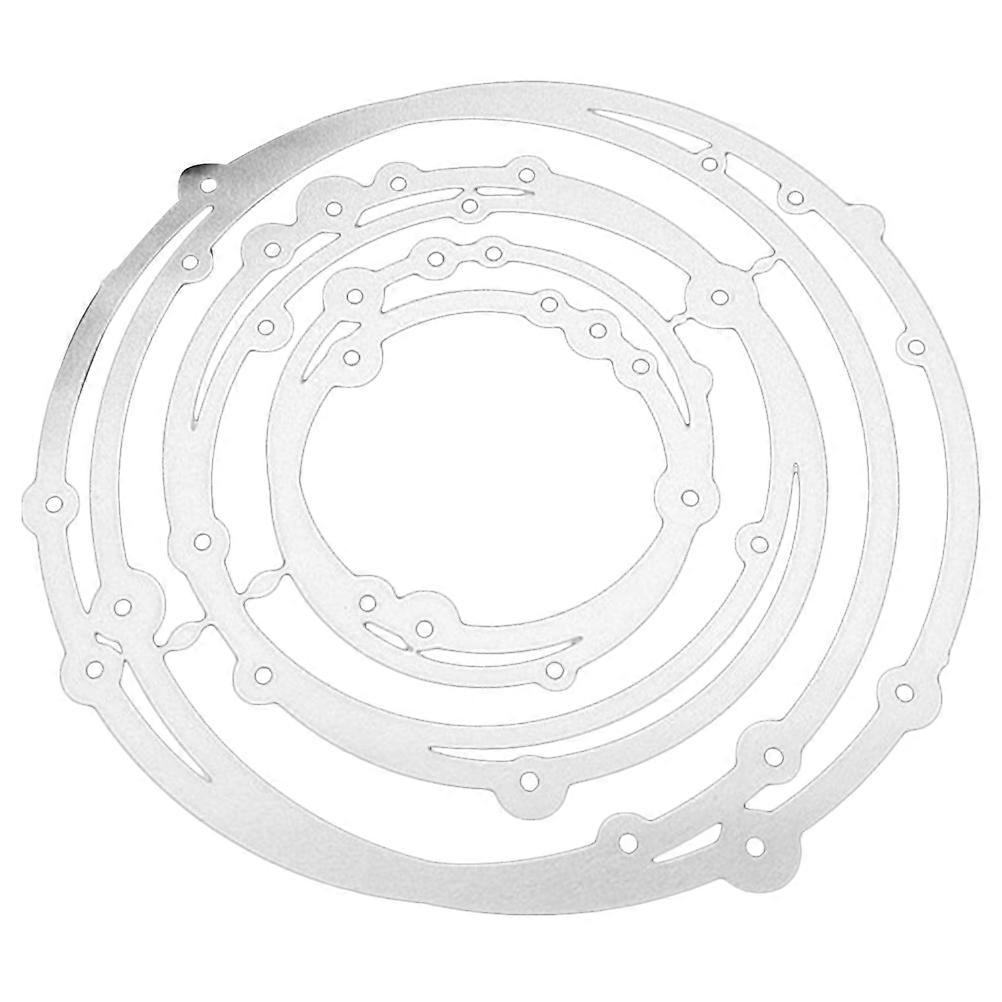 Garland Themed Cutting Die for DIY Hand Embossing with High Carbon Steel Material Silver Color