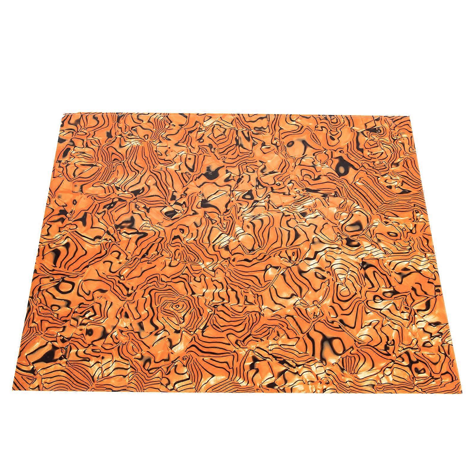 Shape Guitar PVC Brown For DIY Projects 25.5x20cm 1Pack