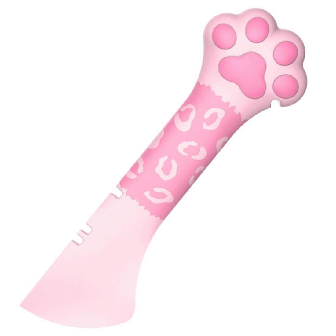 Multifunctional Pet Food Can Opener Cat Paw Shape Spoon Cute Paw Shape Suitable for Pet Cat Dog