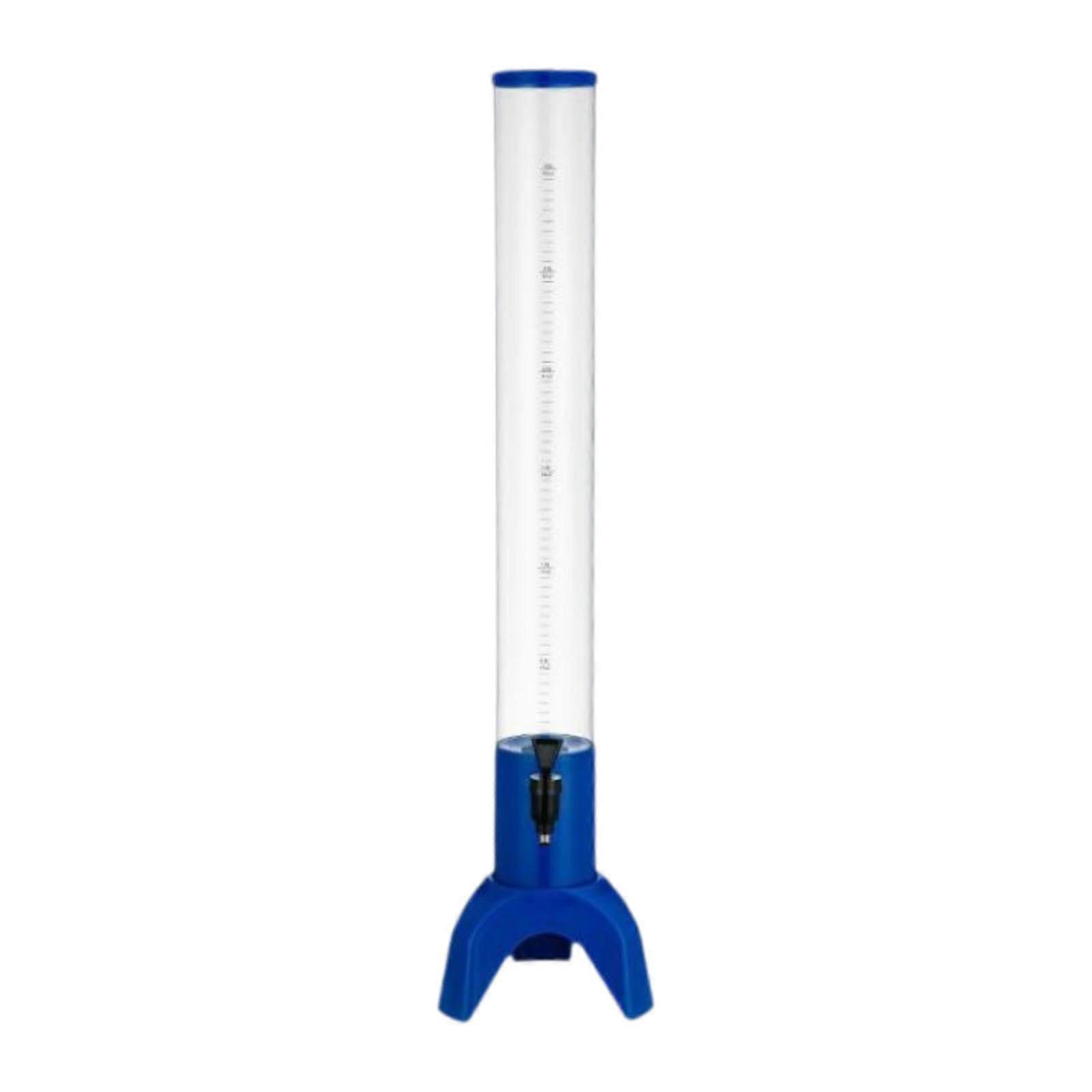 Beverage dispenser, beer dispenser, spirits/juice dispenser, events with tap, easy to clean, for Christmas, bar, wedding, festive, blue 3L