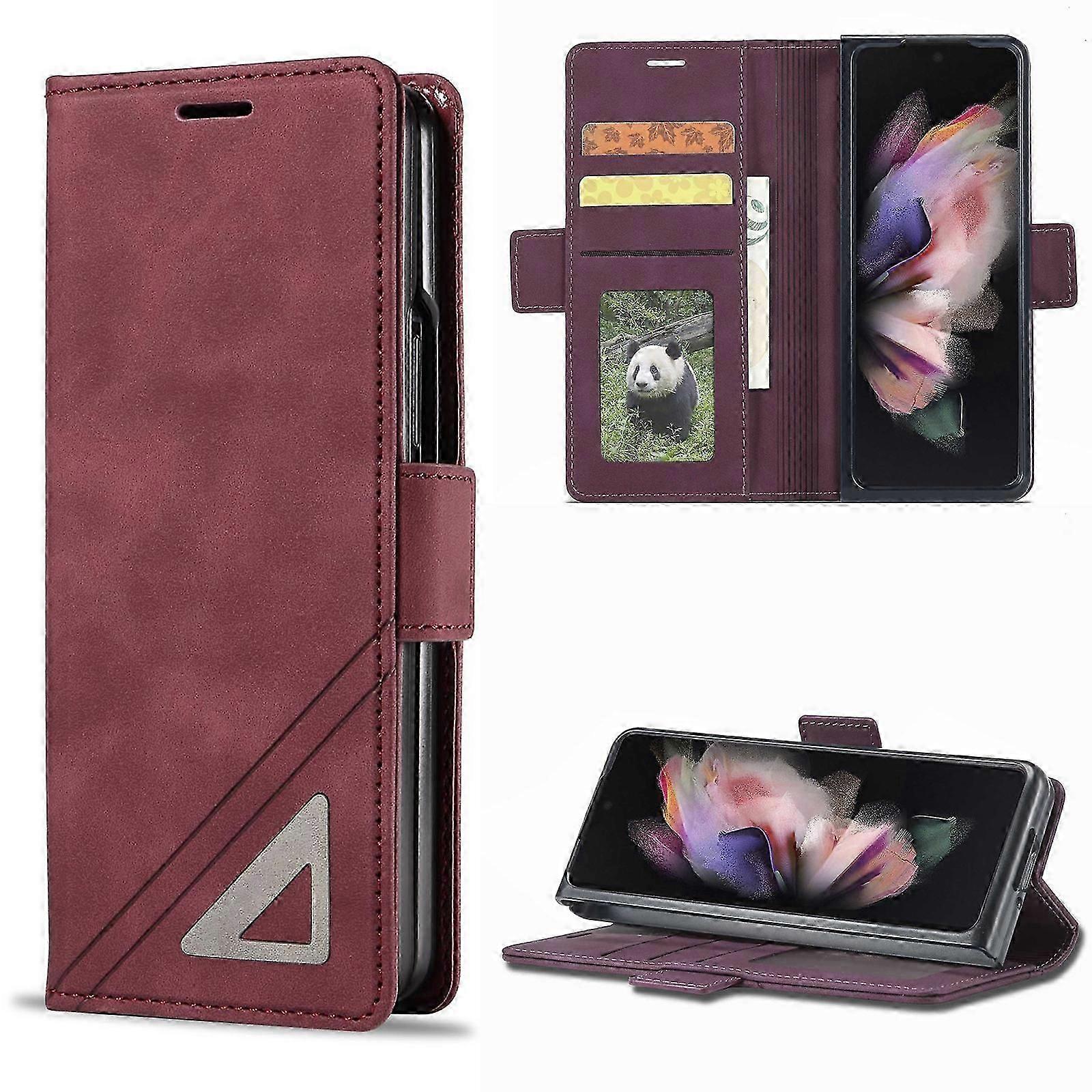 Wallet Case for Samsung Galaxy Z Fold 5 5G Case, PU Leather Wallet Case Flip Folio Cover with Card Slots & Kickstand Galaxy Z Fold 5