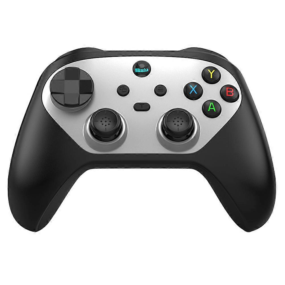 G6S Wireless Gamepad Hall Joystick Trigger Six Axis Body Sensation Bluetooth-compatible Controller for Switch / iOS / Android / PC Black / White
