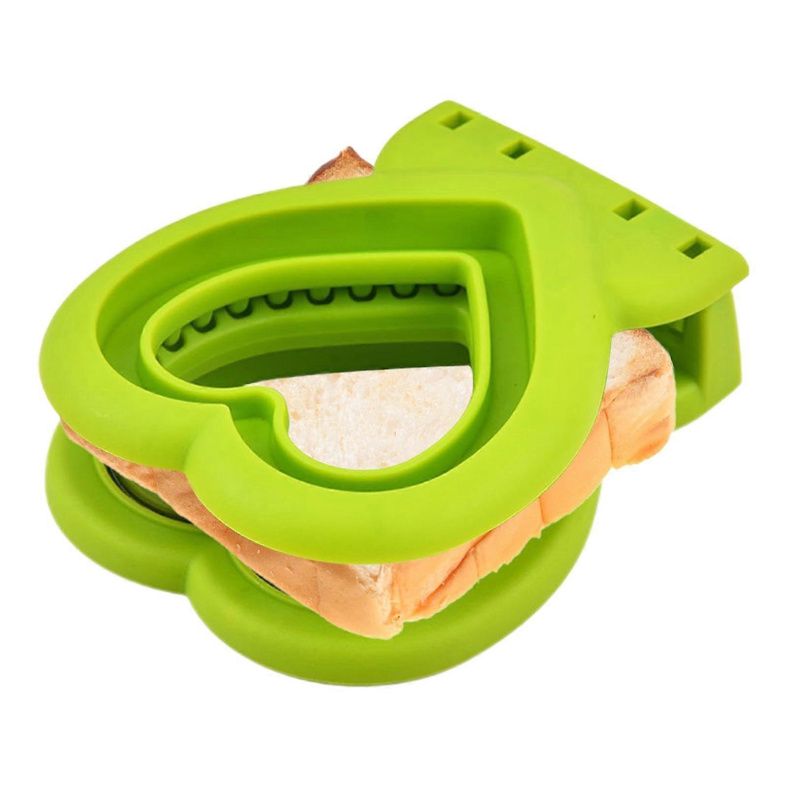 Sandwich Sealer and Cutter, Heart Shaped Bread Cutter and Press, Kids Pancake Maker, Lunch and Breakfast Baking Tool