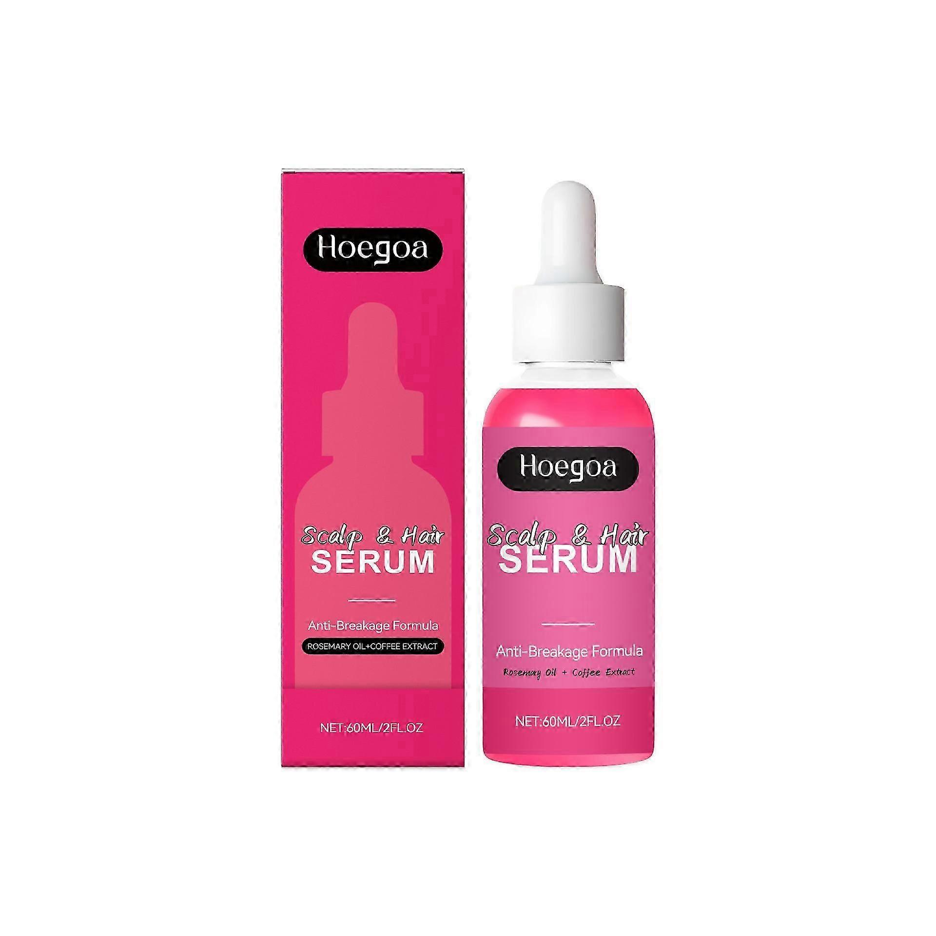 Grow Long Scalp & Hair Serum - Formuła zapobiegająca łamliwości Odżywia, Wzmacnia i Nawilża Skórę Głowy i Mieszki Włosowe - Naturalny Połysk i Pełniejsze Pasemka Włosów