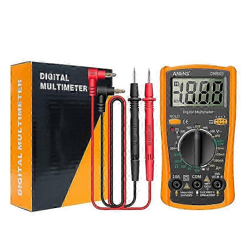 2025 Digital DM850 Electronic Digital Multimeter Professional 1999 Counts Multimeter AC/DC Ohm Tester Electronic Components G2AB