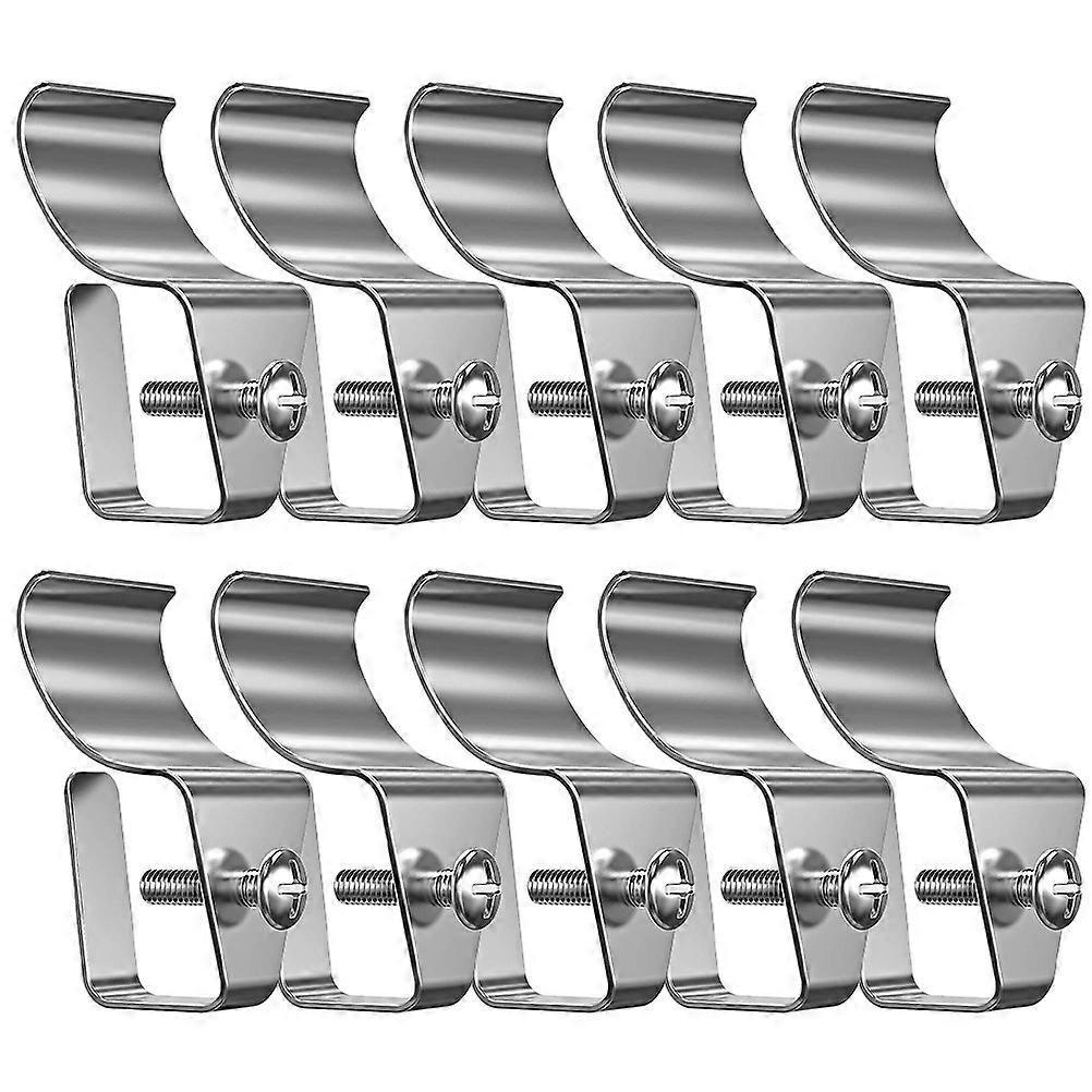 Vinyl Siding Hook Hangers 10Pack Silver Wall Hooks for Outdoor Use with Splashproof Functionality