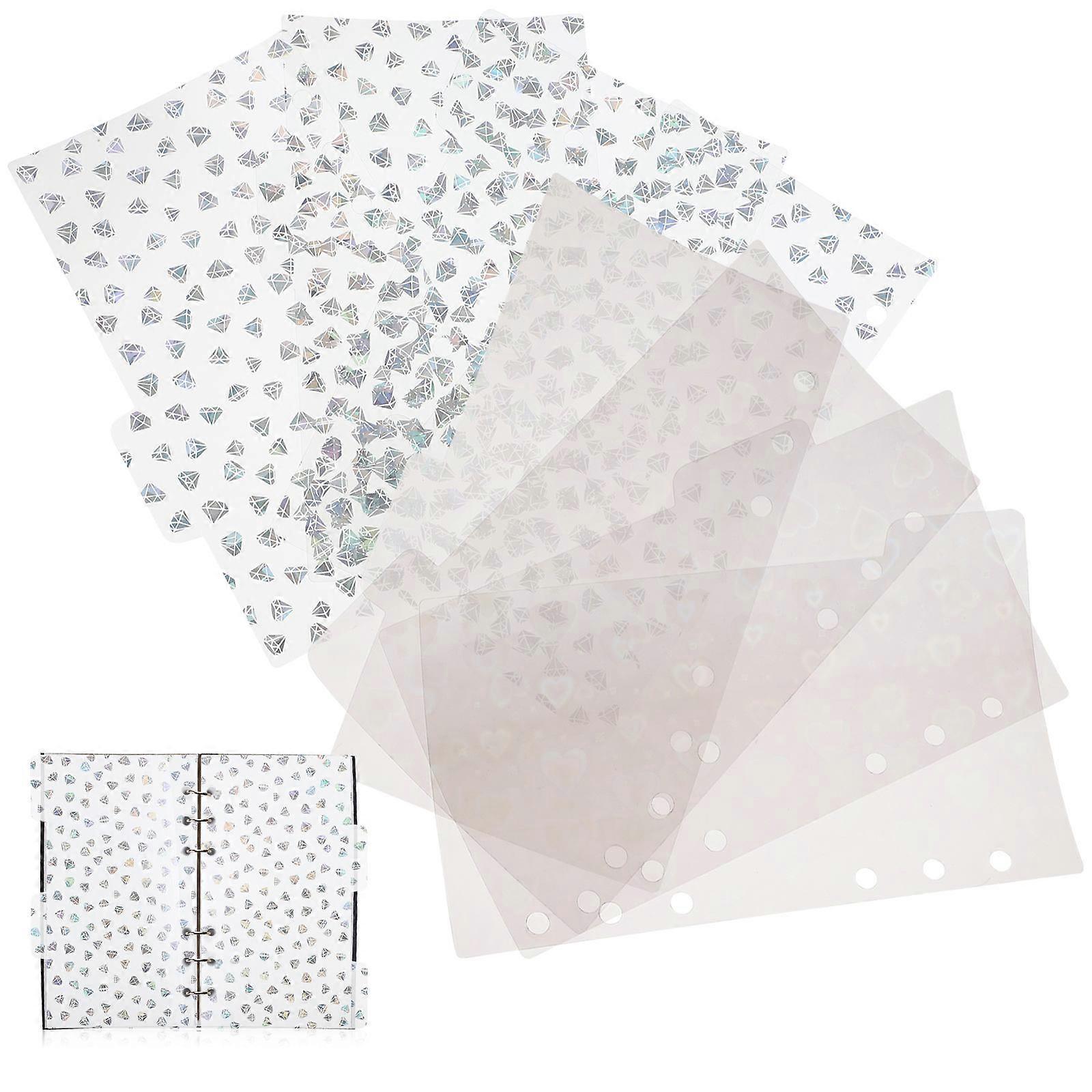 Translucent Binder Dividers 8 Pcs Fashion Design Suitable For Classroom Study At Separation