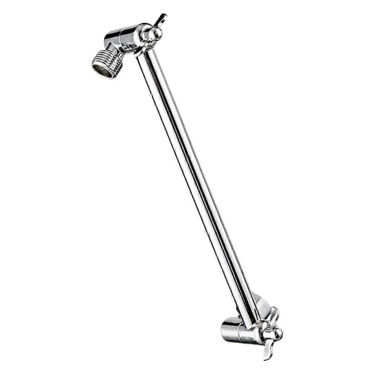 Wall Mounted Adjustable Shower Extension Arm for Handheld Shower Heads, Solid Copper