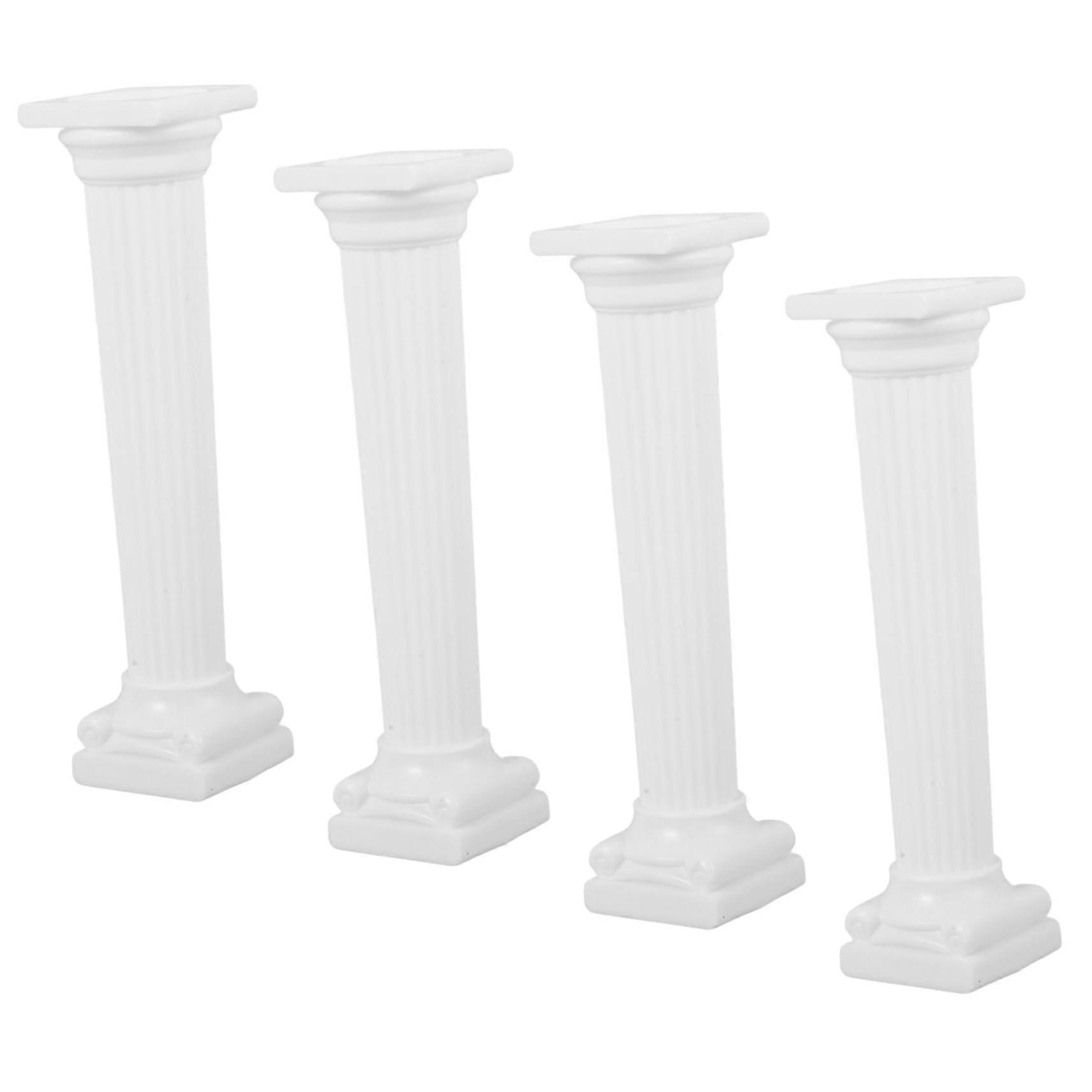 Roman Column Cake Stands for Dessert Tables DIY Decoration White